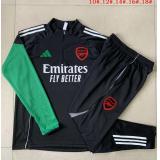 Chándal Arsenal 2025/26(Black Half Zipper) - NIÑOS